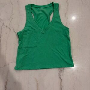 Z Supply Pocket Tank Top crop green XS